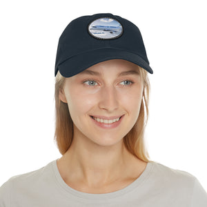 Patch Airlines Cap with Leather PATCH (Round)