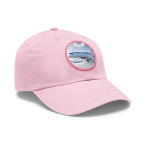 Patch Airlines Cap with Leather PATCH (Round)